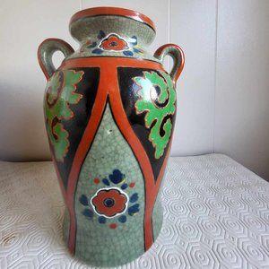 Primitive Antique Japanese Vase Meiji period   ~ Unique and Rare